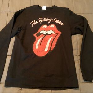 😛 Red tongue, The Rolling Stones sweatshirt, sz Medium